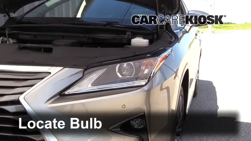 2019 Lexus RX350 3.5L V6 Éclairage Feux de croisement (remplacer l'ampoule)